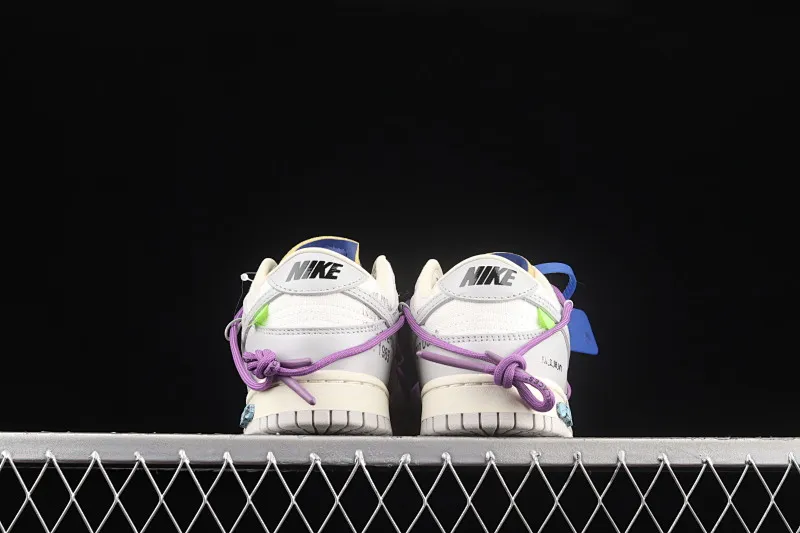 All Categories Nk SB Dunk Series Nk SB Dunk Low Low-top sneakers Pure original version OF x Nk Dunk Low OW Gray SB smashed backboard fashion casual sneakers DM1602-107